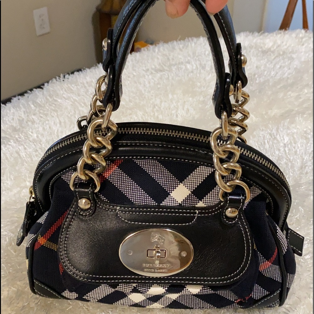 Burberry London blue label handbag